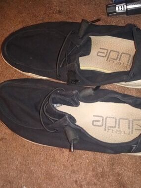 Hey Dude Women's Wendy L Black US 8 Casual Lightweight Comfort Shoes Loafers